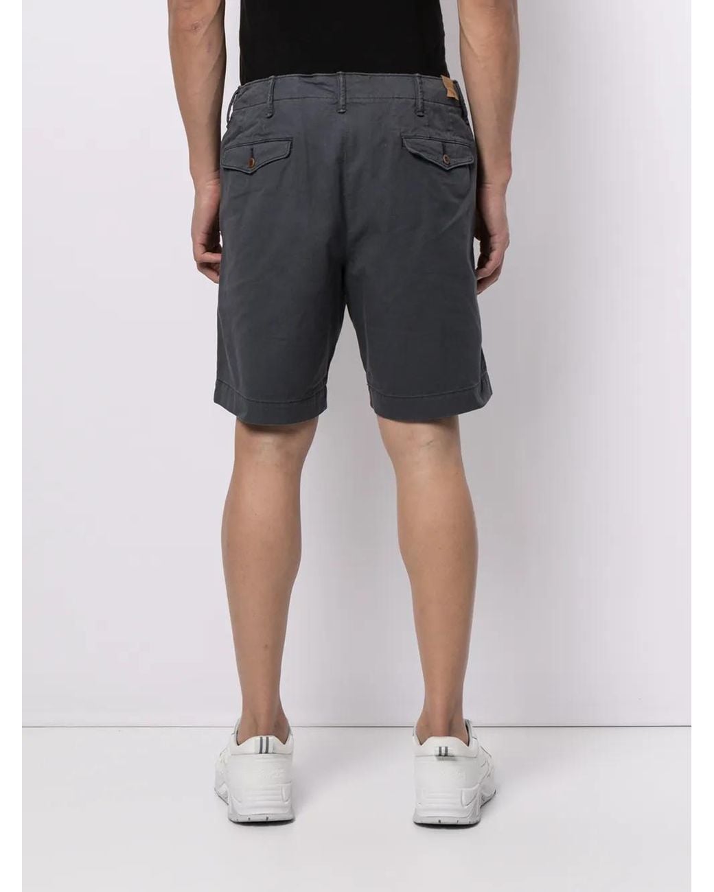 RRL Blue Knee-Length Bermuda Shorts for men