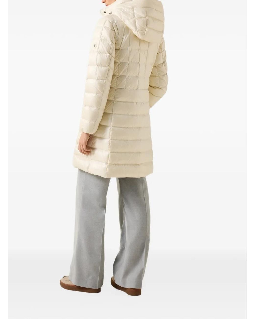 Bogner Natural Meryl Quilted Coat