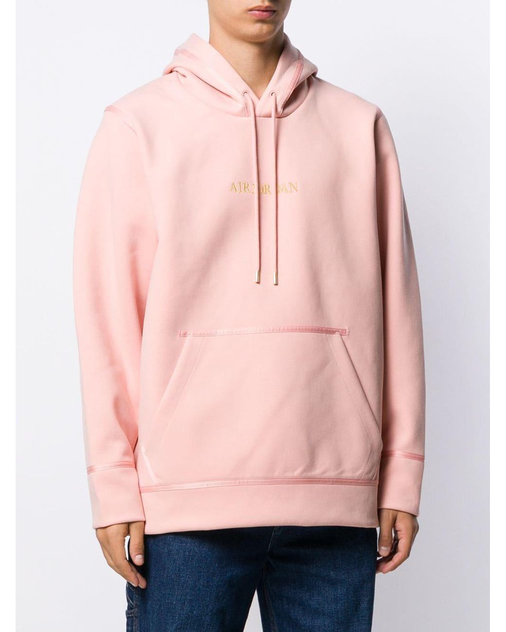 Nike Air Jordan Hoodie in Pink for Men | Lyst