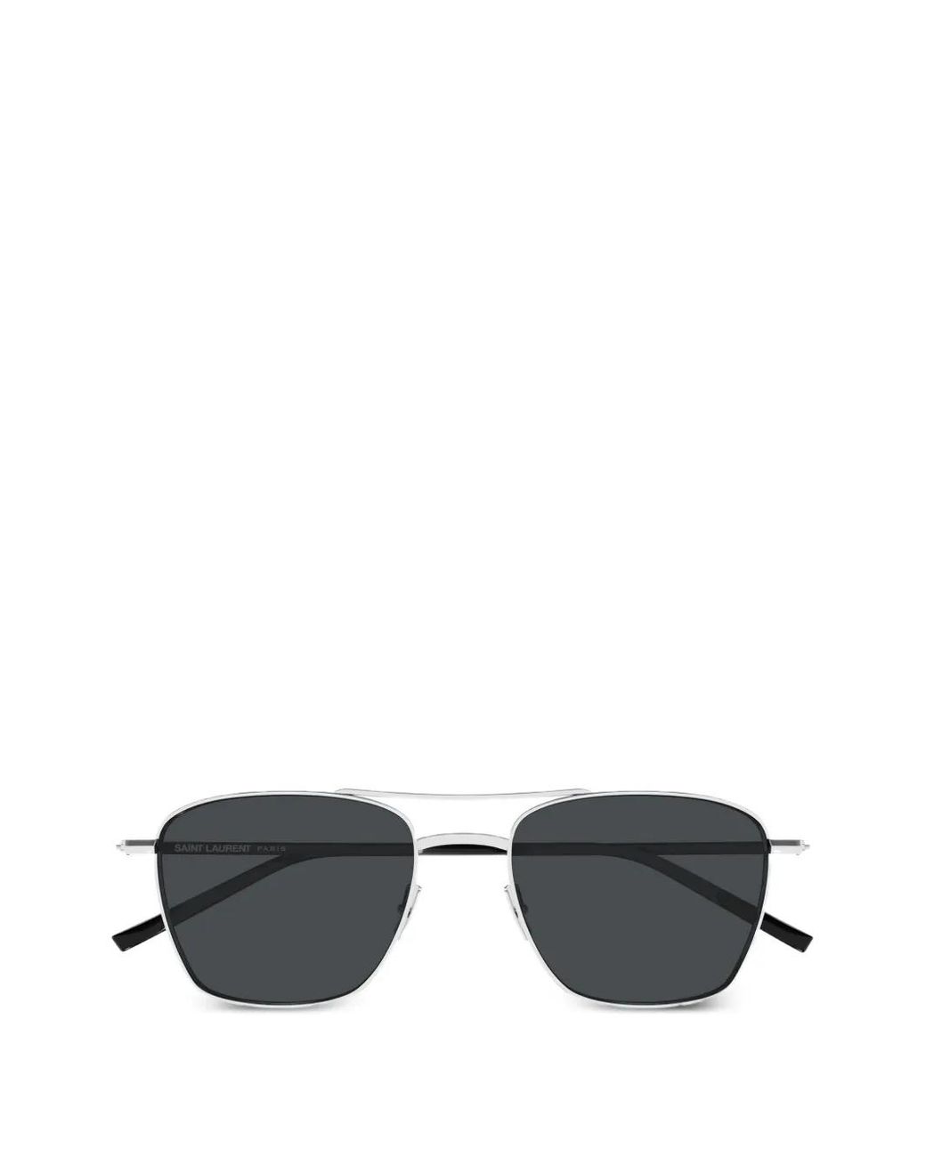 Saint Laurent Black Pilot-Frame Sunglasses