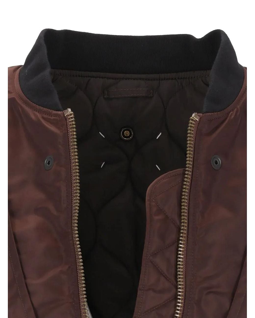 Maison Margiela Brown Reversible Bomber Jacket