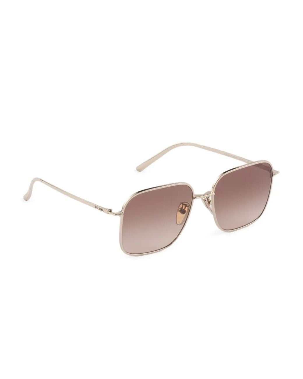 Prada Pink Square-Frame Sunglasses