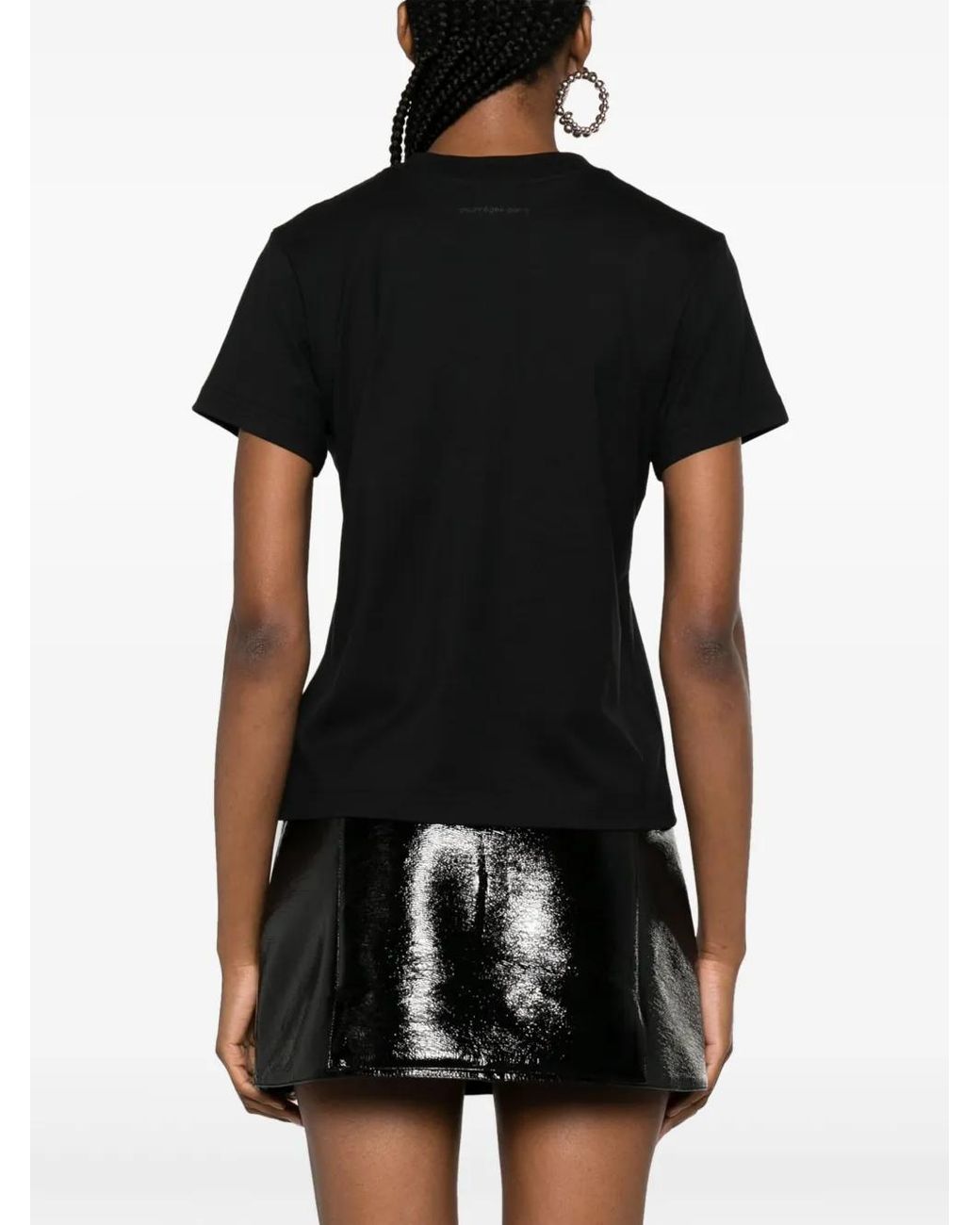 Courreges Black Ac T-Shirt