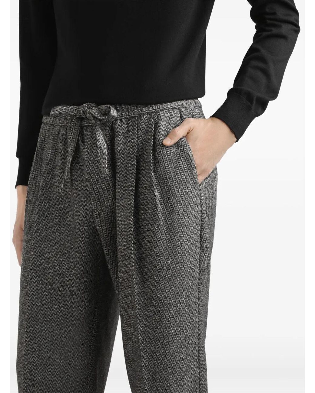 Dolce & Gabbana Gray Trousers for men