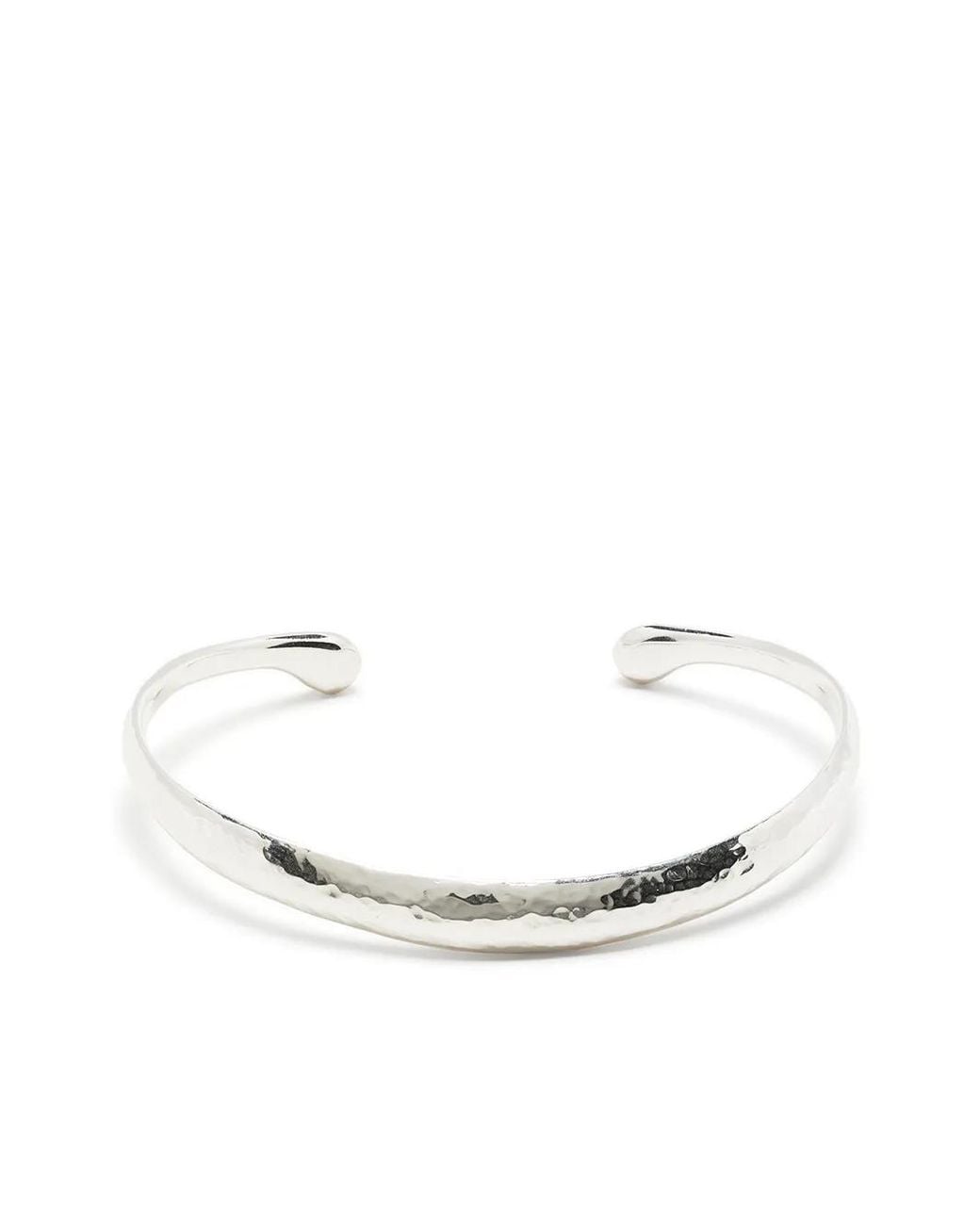 Dower & Hall White Curved Nomad Sterling- Bangle