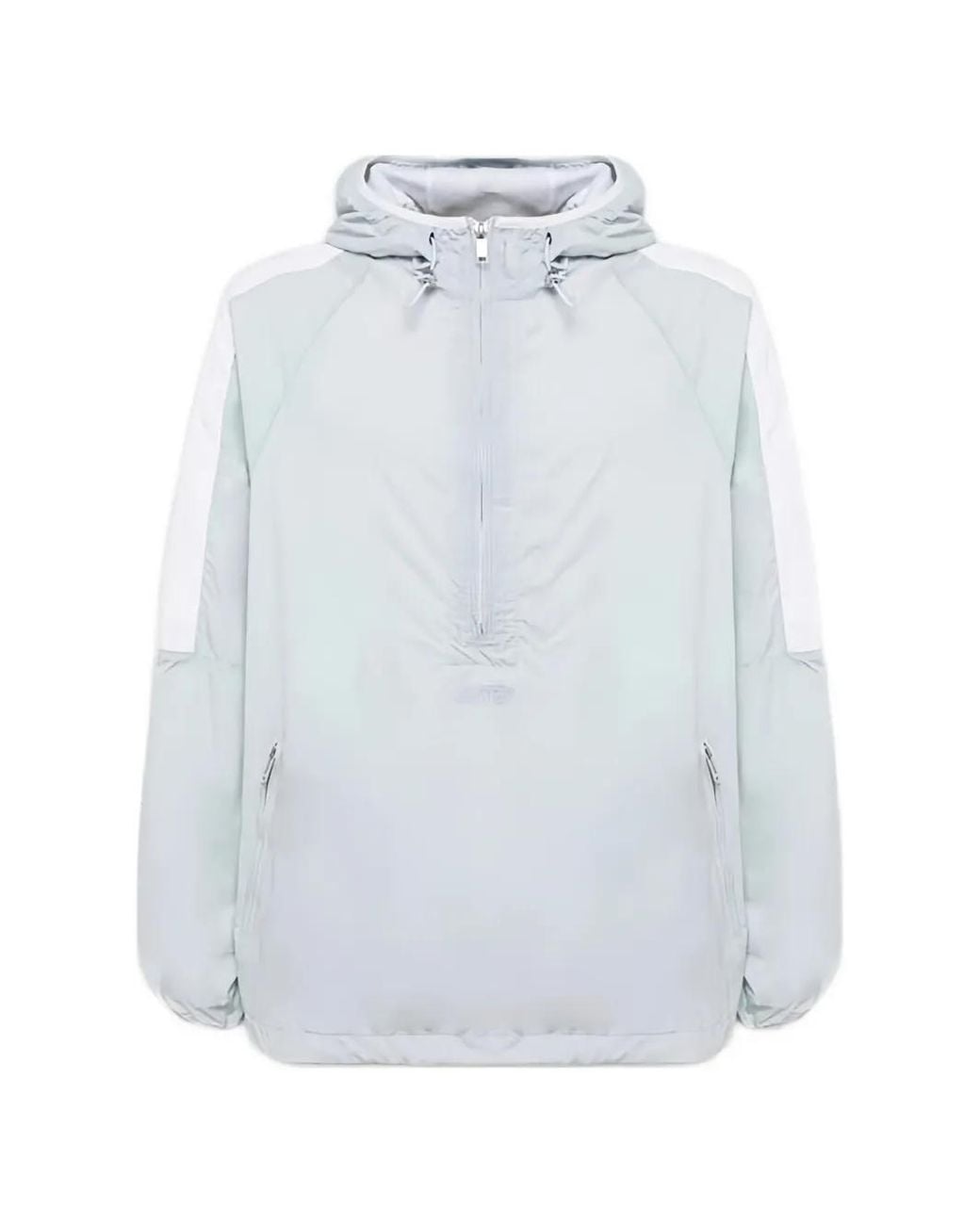 Autry White Hooded Panelled Jacket for men