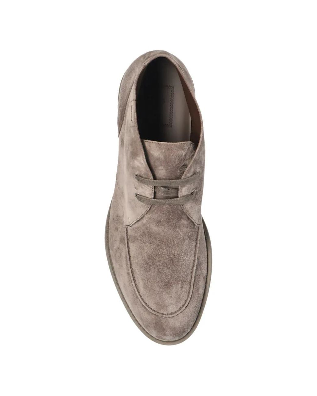 Brioni Gray Lace-Up Boots for men