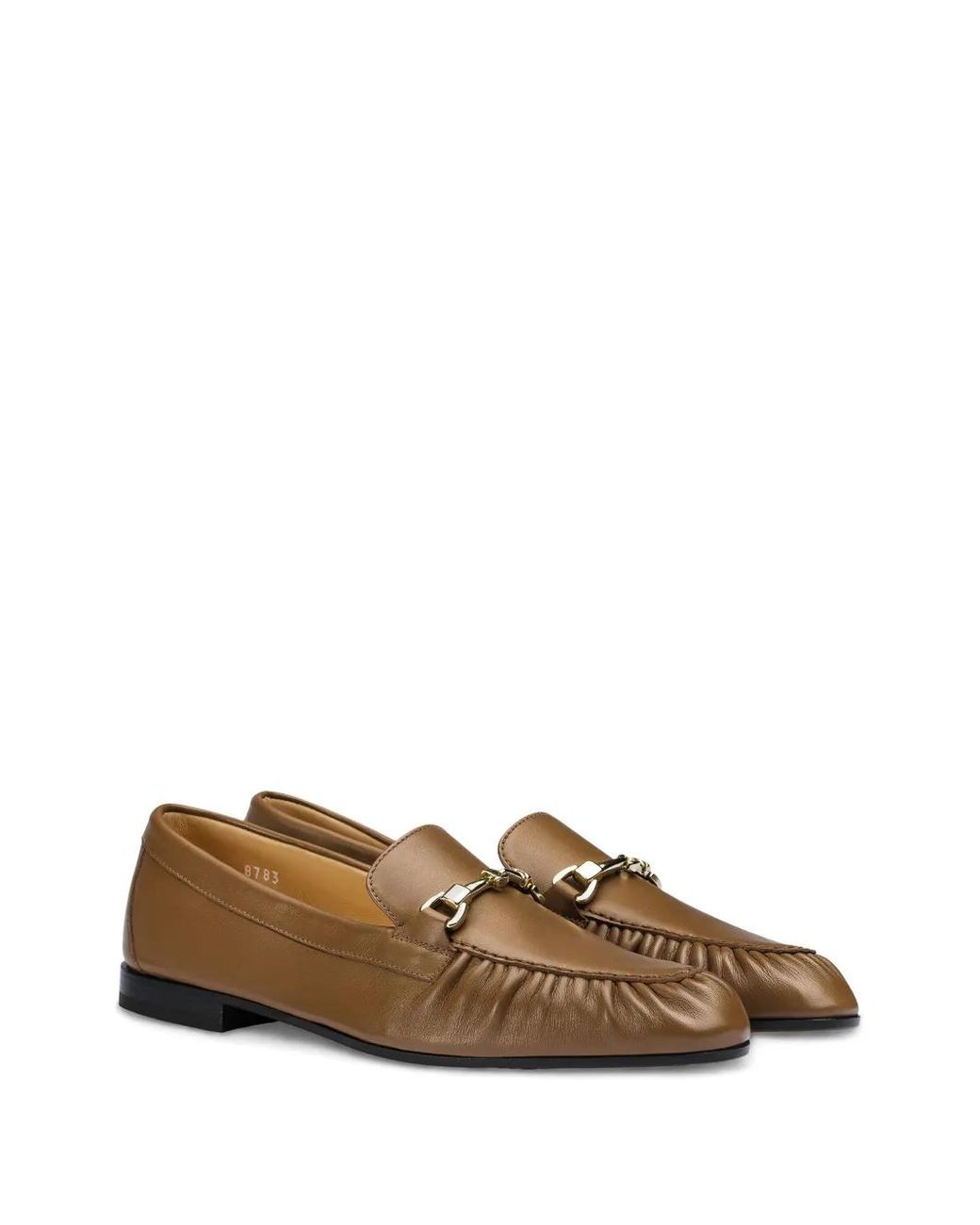 Doucal's Brown Leather Loafers