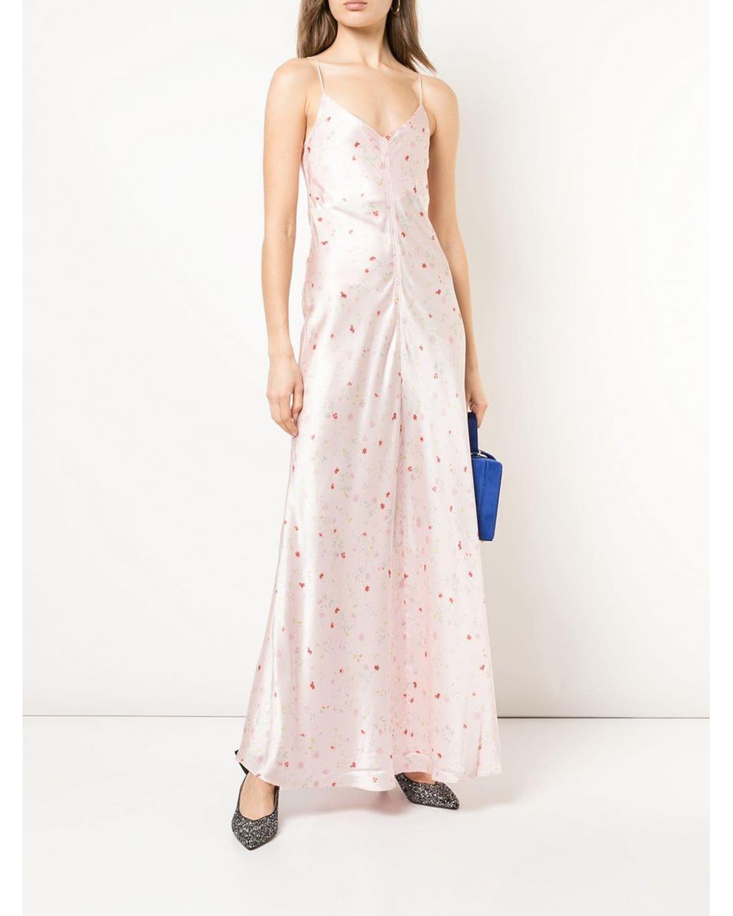 Ganni silk sale slip dress
