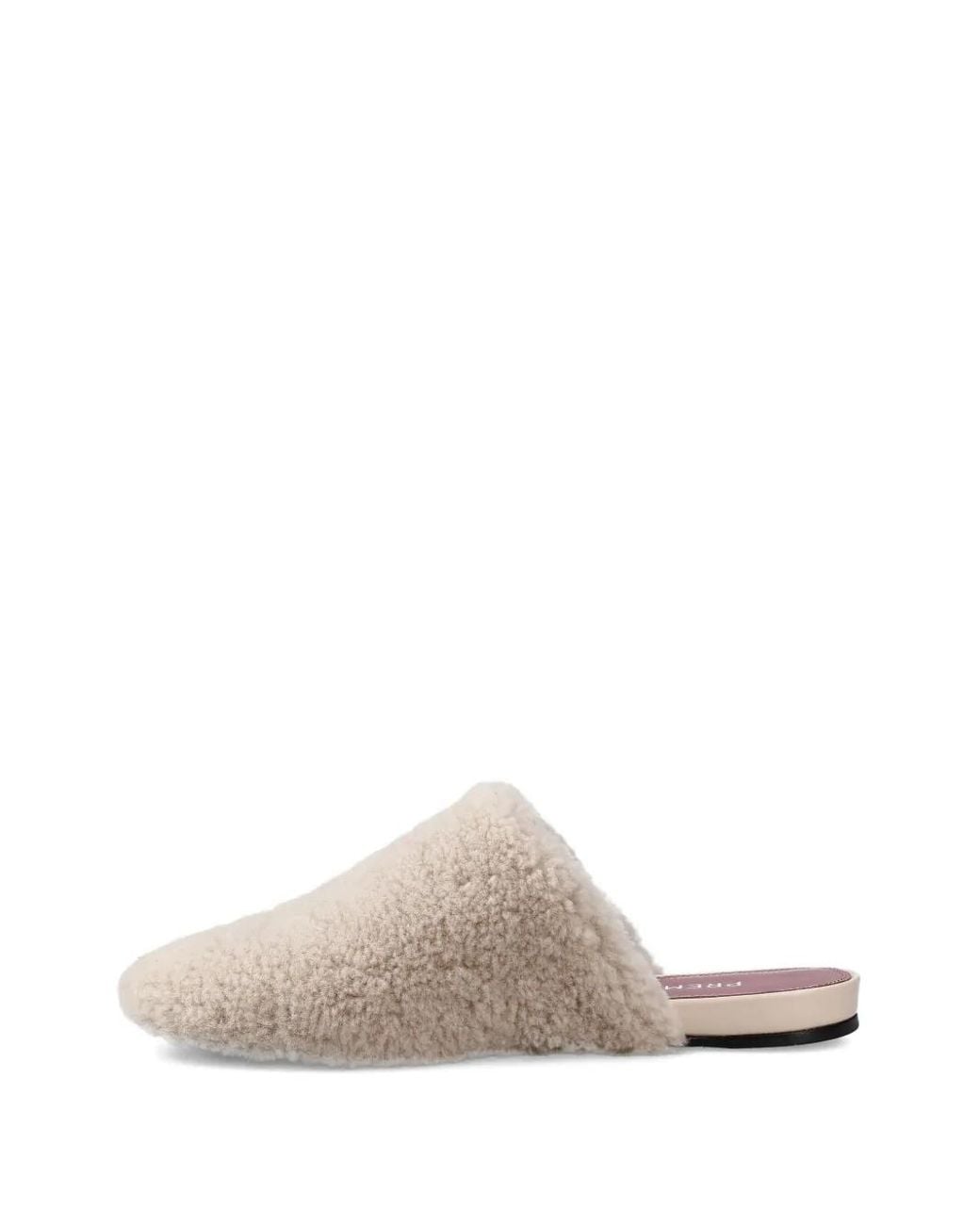 Premiata Brown Shearling Slippers