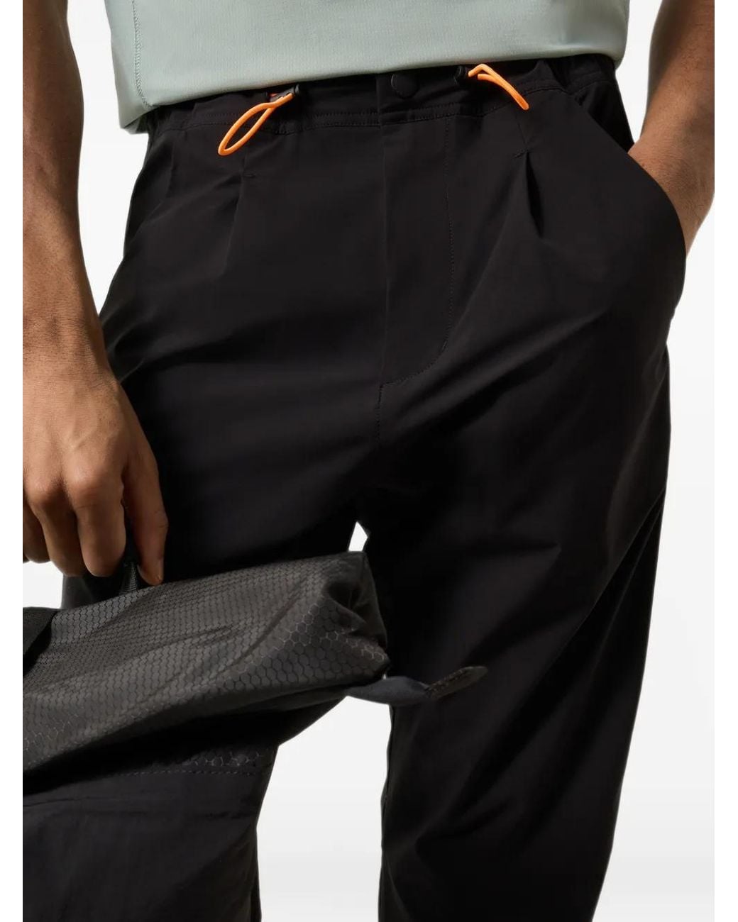 Bogner Fire + Ice Black Bevan Drawstring Trousers for men