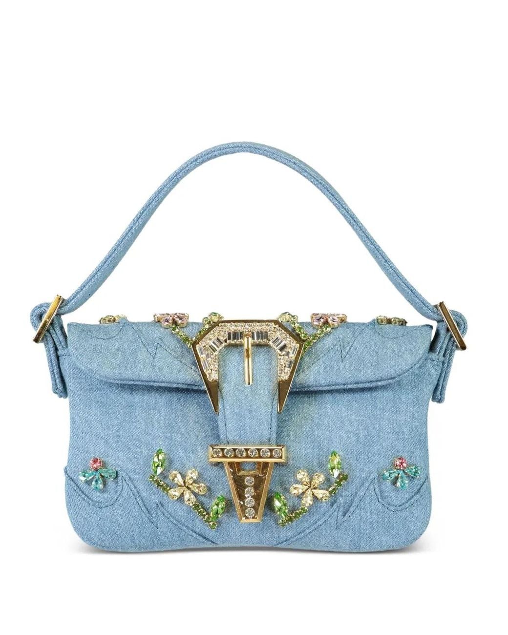 Gedebe Blue Mini Habibi Tote Bag