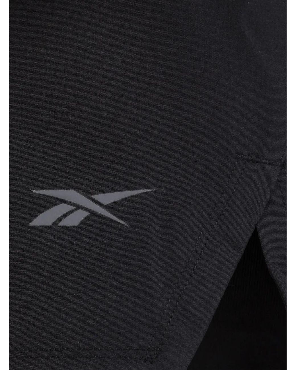 Reebok Blue Strength 4.0 2-In-1 Running Shorts for men