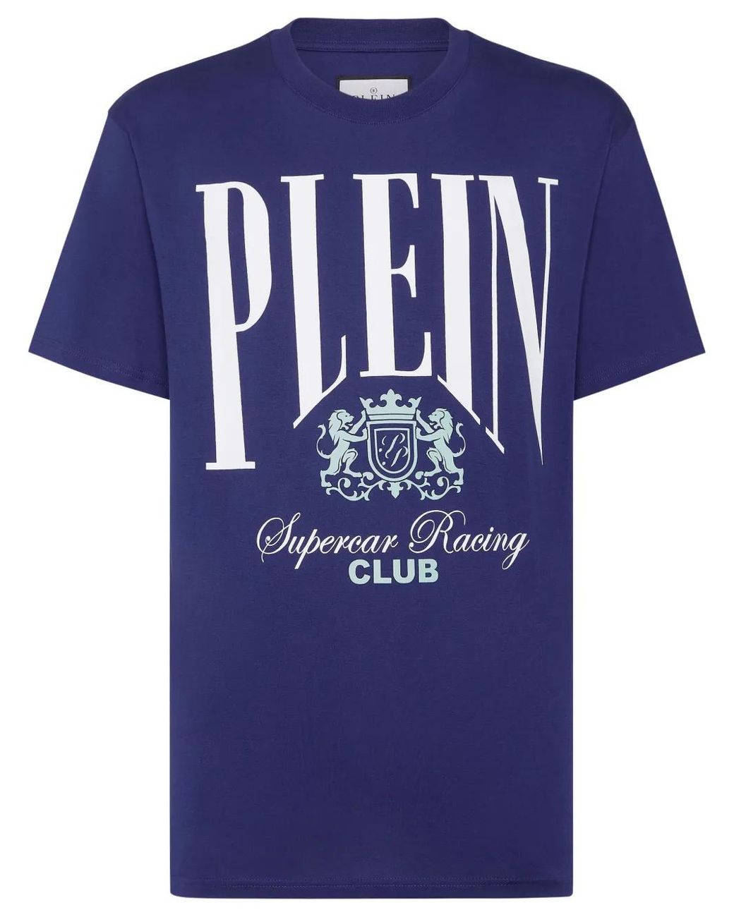 Philipp Plein Blue Cars Racing T-Shirt for men