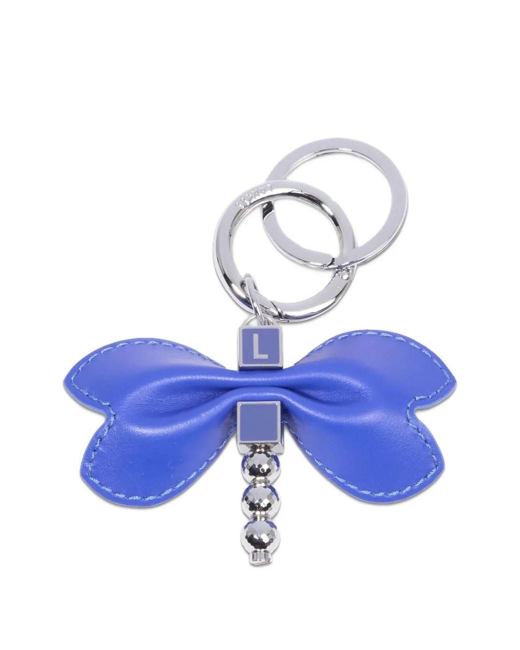 Lancel Blue Dragonfly Keyring