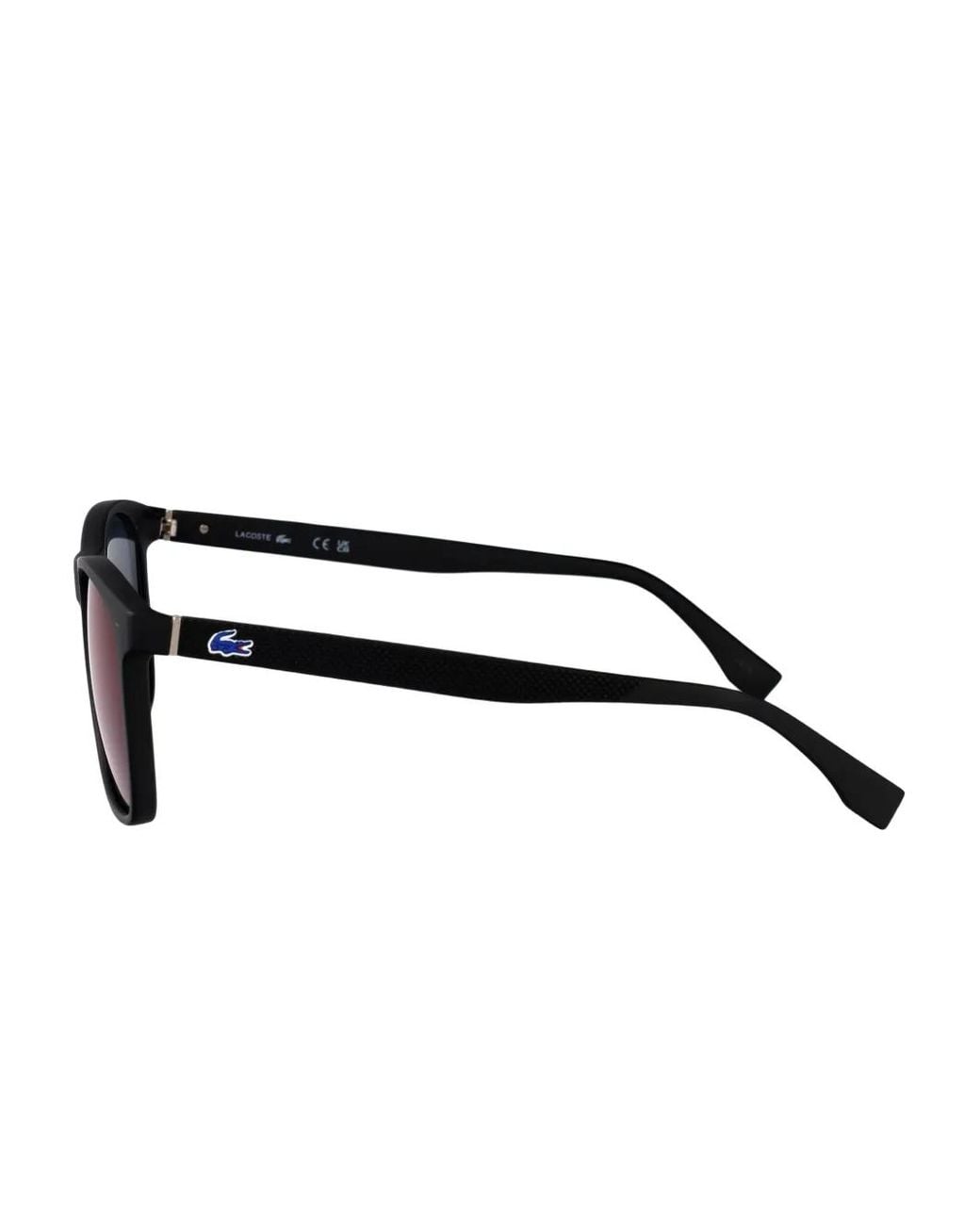 Lacoste Sonnenbrille Mit Eckigem Gestell in Blue für Herren