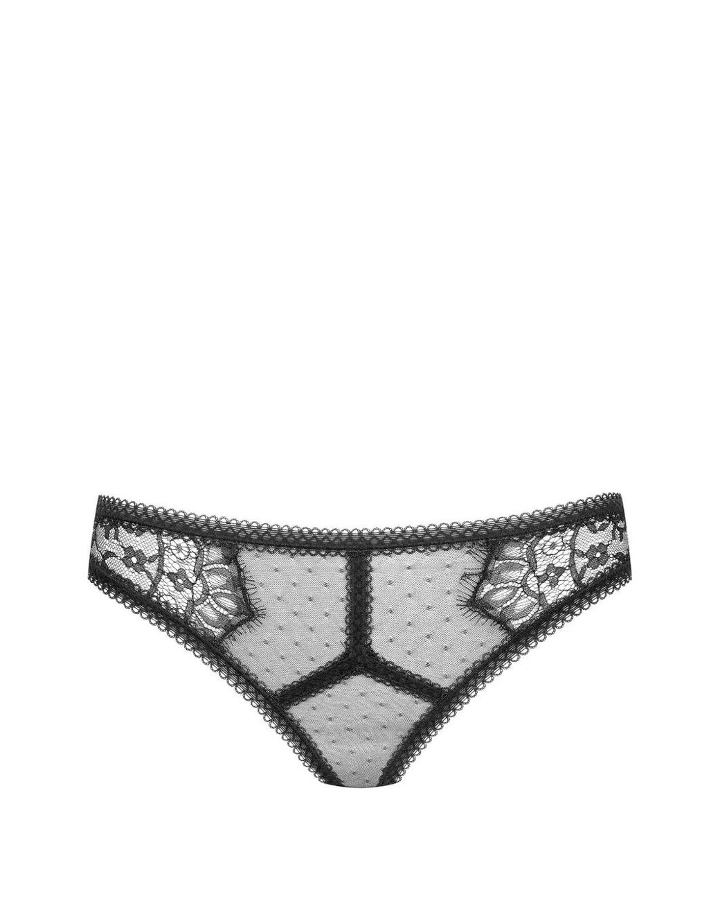 Maison Close Black Inspiration Divine Lace Thong