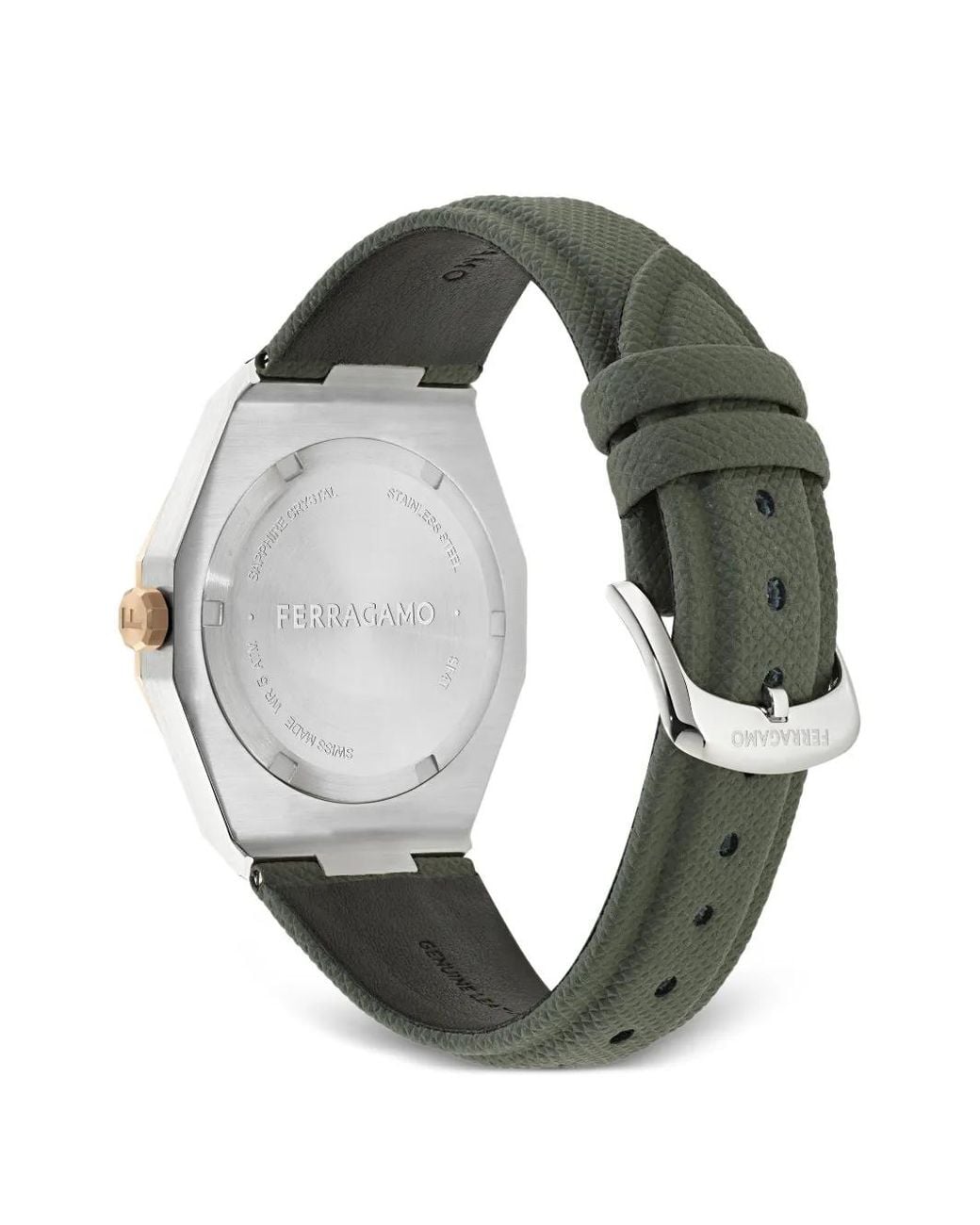 Ferragamo Green Versilia 40Mm Watch for men