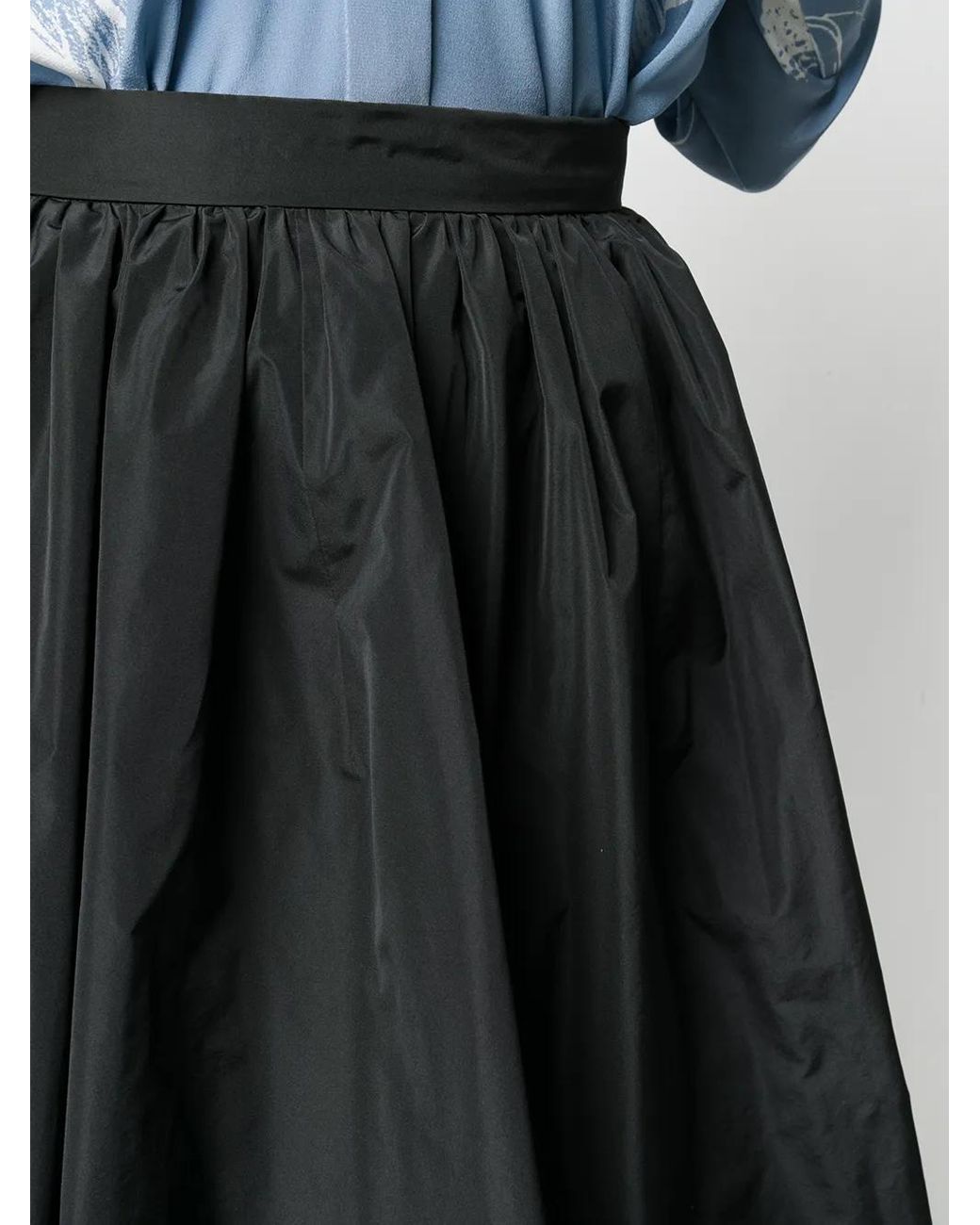 Patou Black Generous Mini Skirt