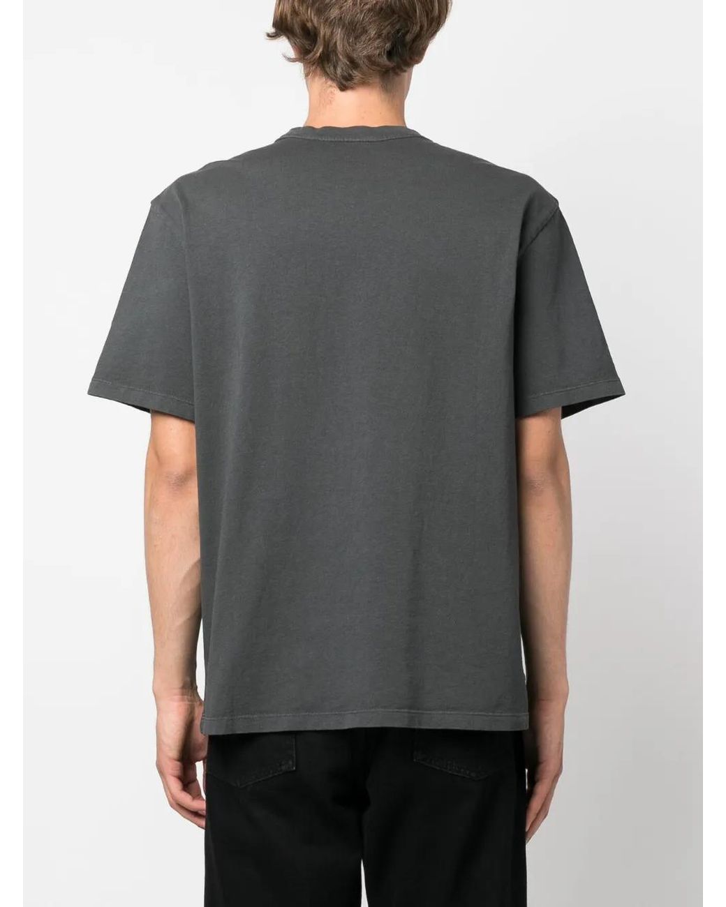 Each x Other Black Logo-Embroidered Cotton T-Shirt for men