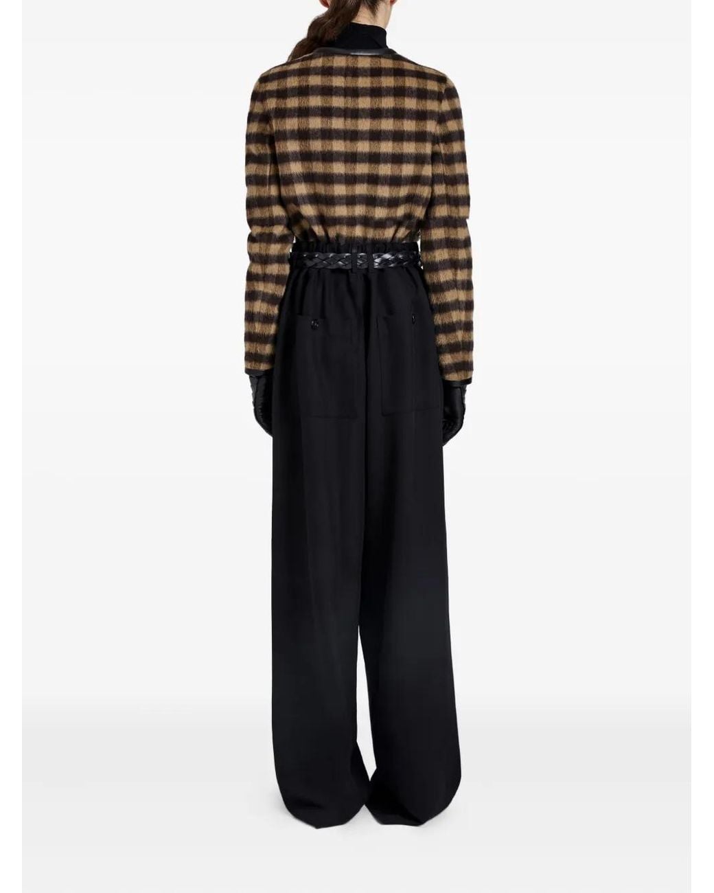 Proenza Schouler Black Checked Cropped Jacket