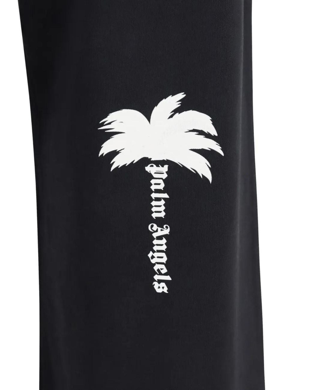 Palm Angels Black Palm Tree Track Pants for men