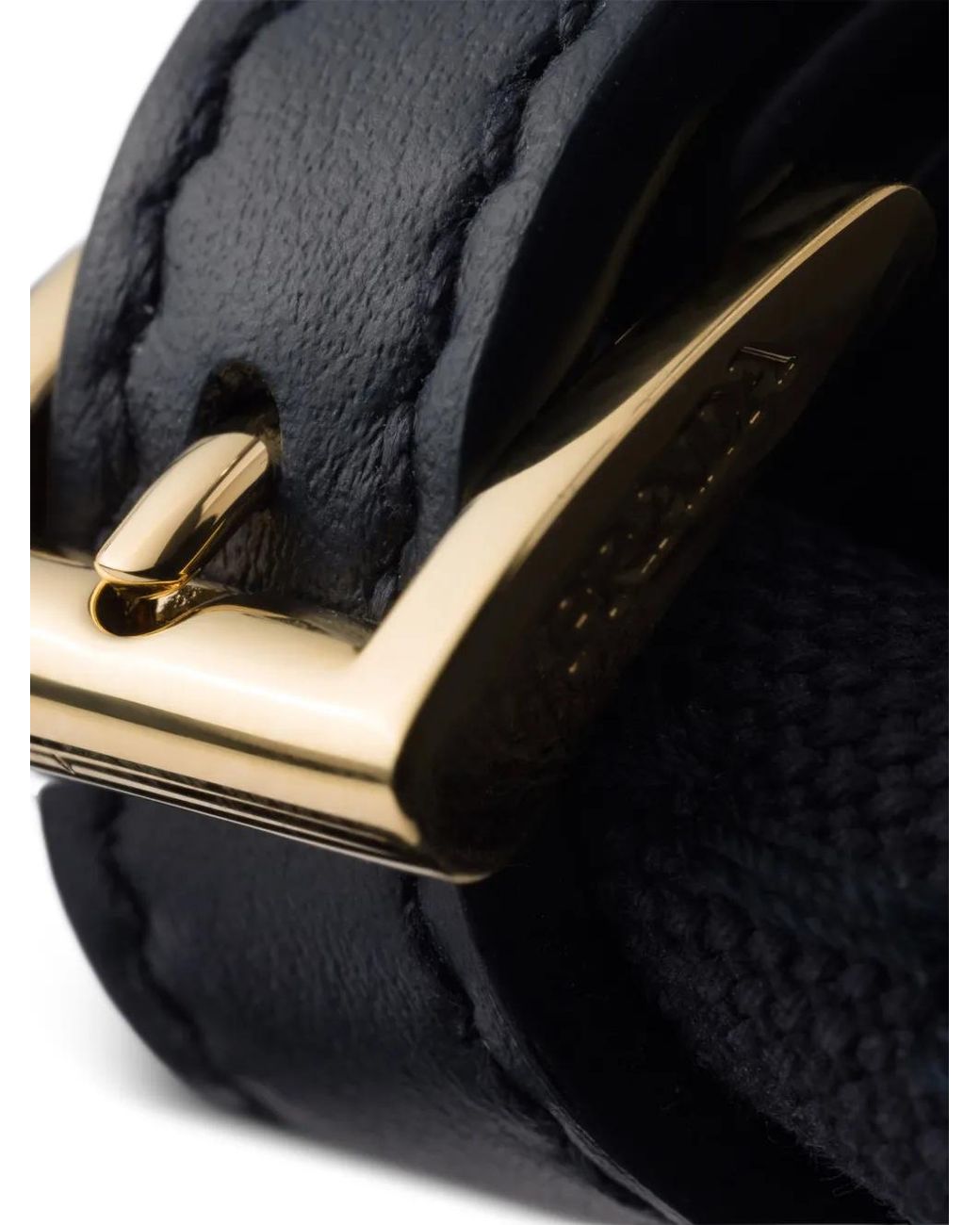 Prada Blue Petit Sac En Toile Jardini En Re-Coton