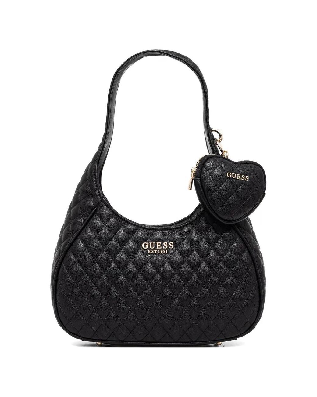 Guess Black Atabey Logo-Detail Tote Bag
