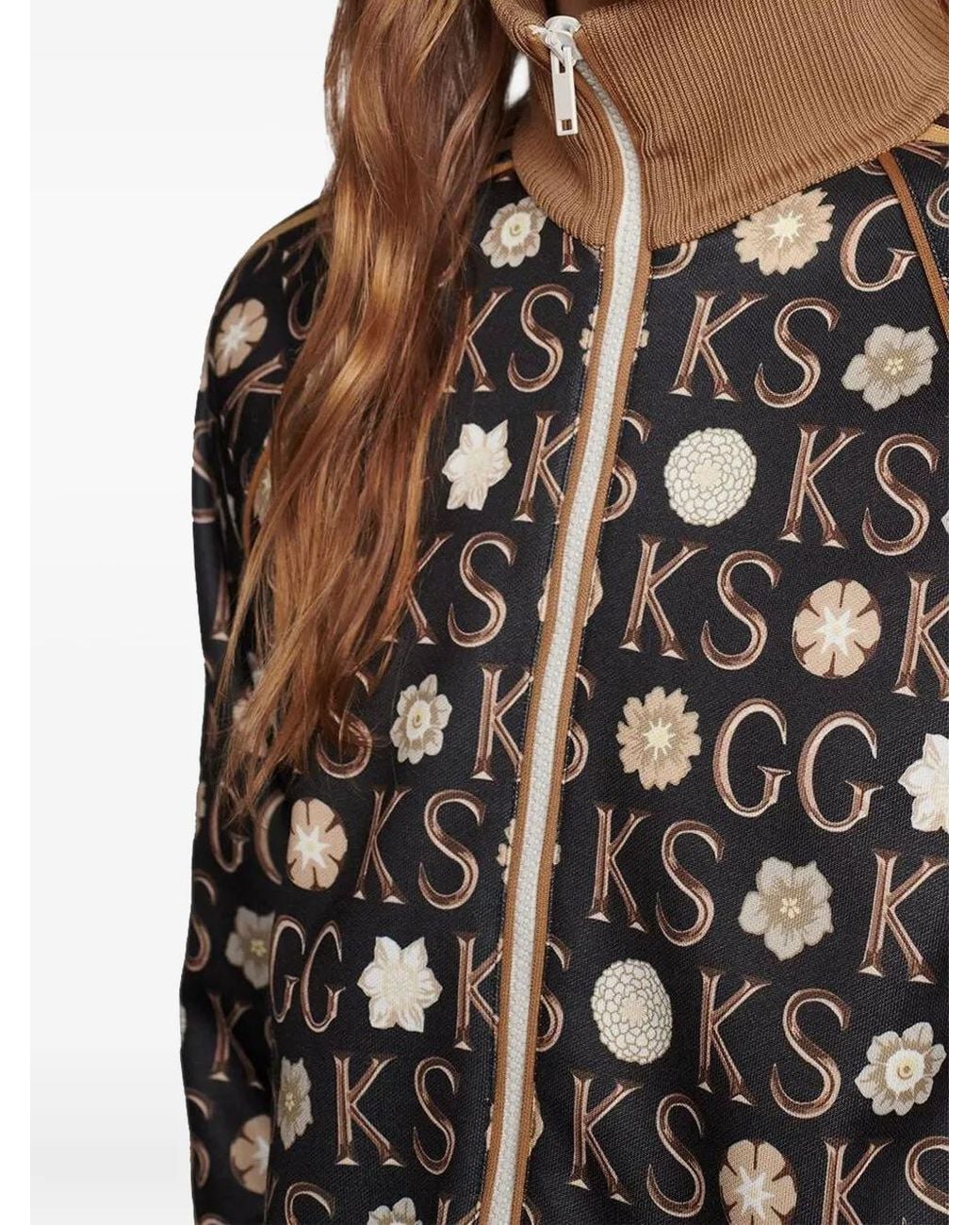 Gucci Black X Ken Scott Print Zip-Up Jacket for men
