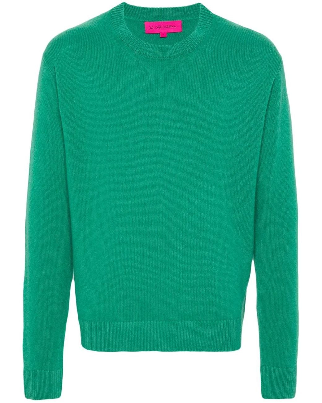 The Elder Statesman Simple Trui in het Green voor heren