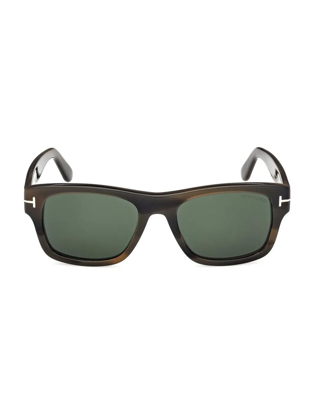 Tom Ford Green Rectangle-Frame Sunglasses