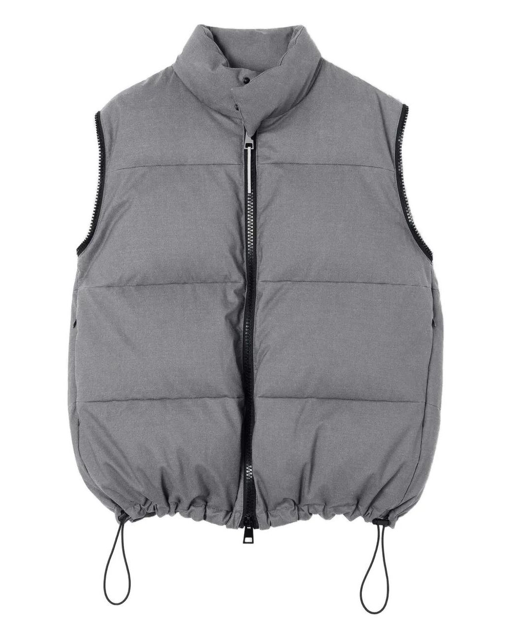 Sunnei Gray Puffy Bomber Jacket
