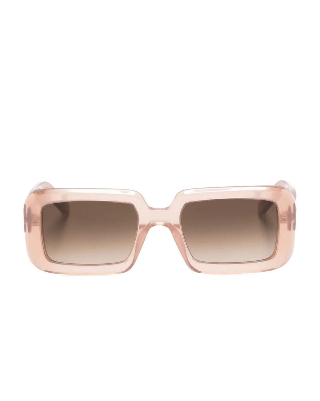 Saint Laurent Pink Sl534 Rectangle-Frame Sunglasses