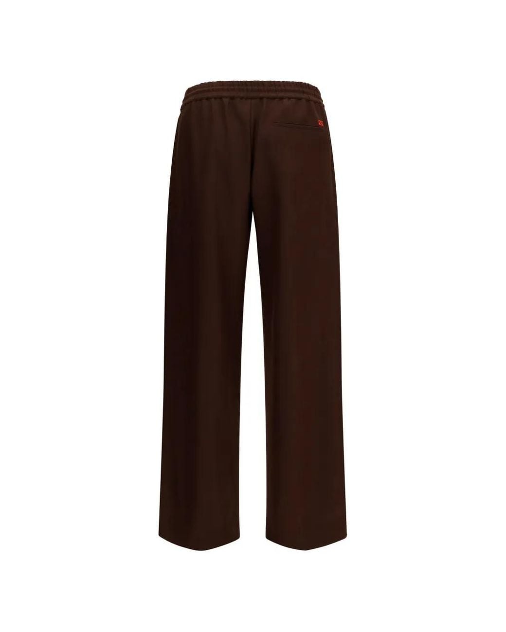 Loewe Brown Drawstring Wool Trousers for men