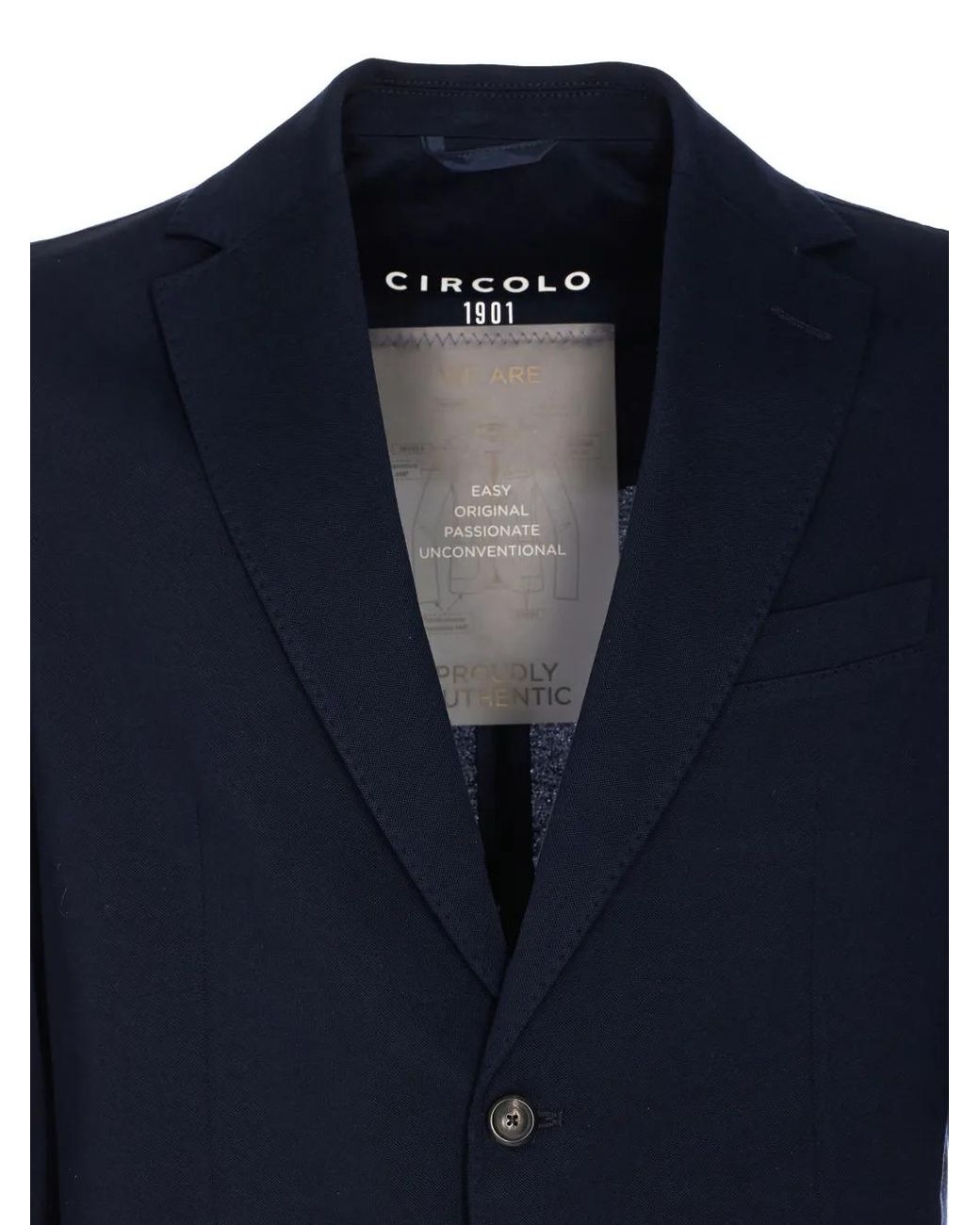 Circolo 1901 Blue Single-Breasted Blazer for men