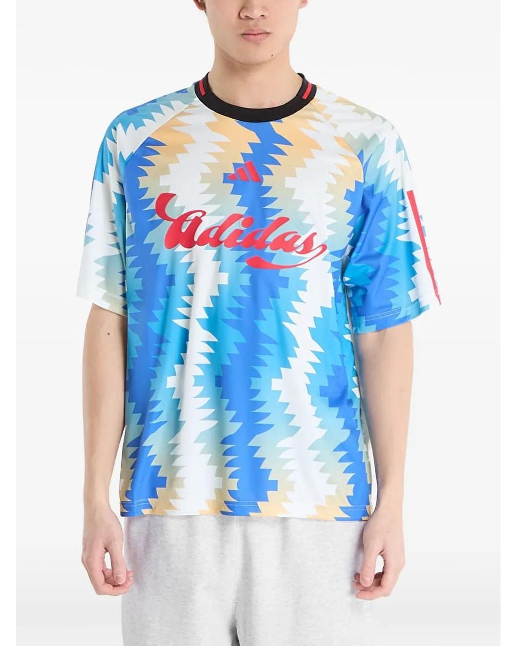 Adidas Blue House Of Tiro X Common Goal T-Shirt for men