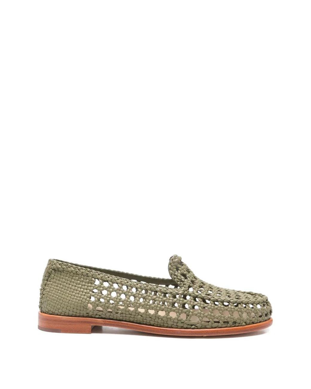 Dragon Diffusion Dolly Geweven Loafers in het Green