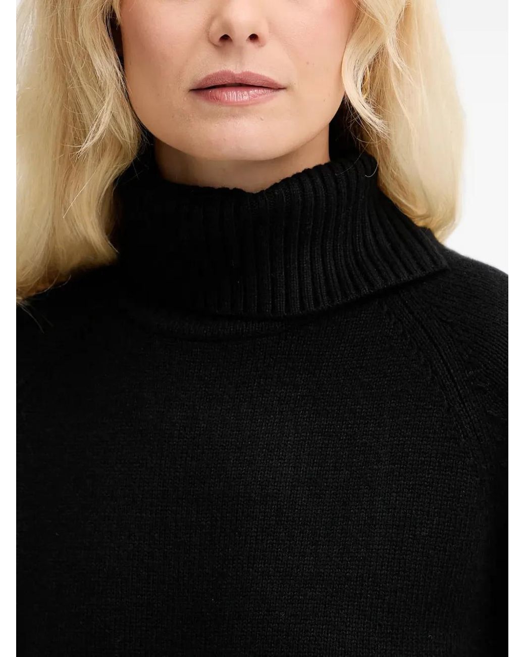 Silvian Heach Black Roll-Neck Sweater