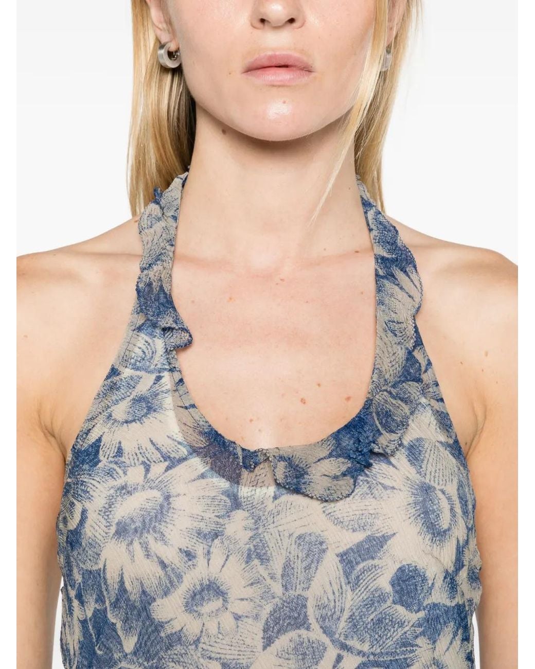 Sir Blue Lilia Halter Maxi Dress
