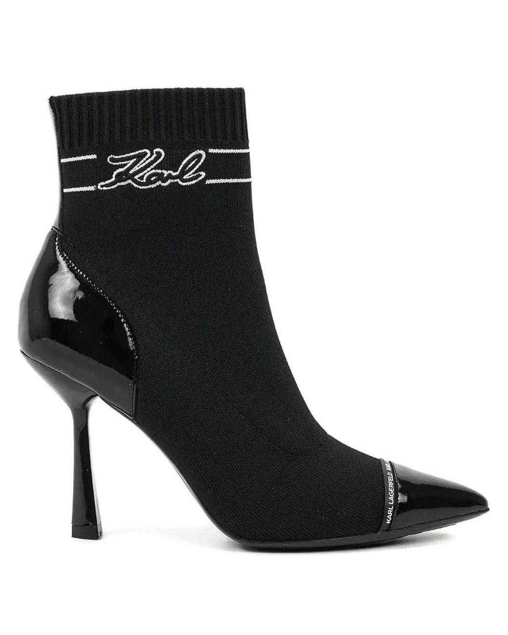 Karl Lagerfeld Black 95Mm Pandara Signia Boots