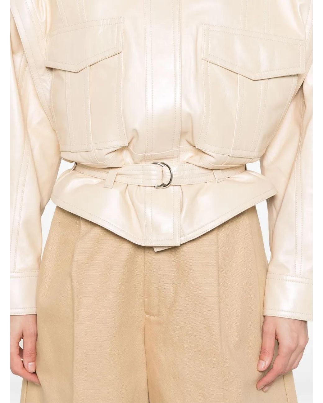 IRO Natural Leather Biker Jacket