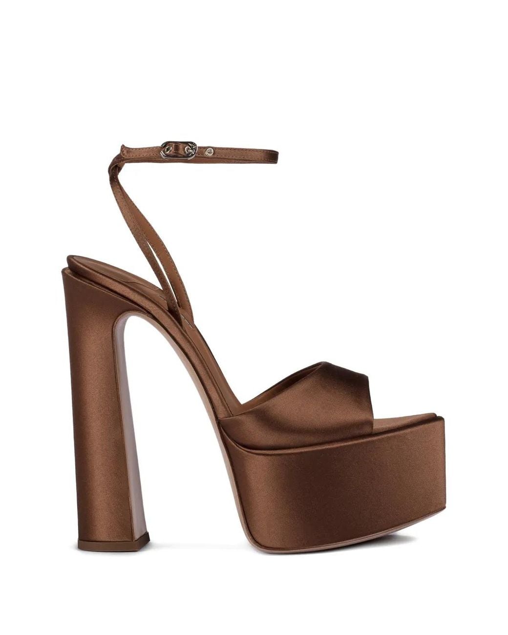 Le Silla Brown Nina Platform Sandals