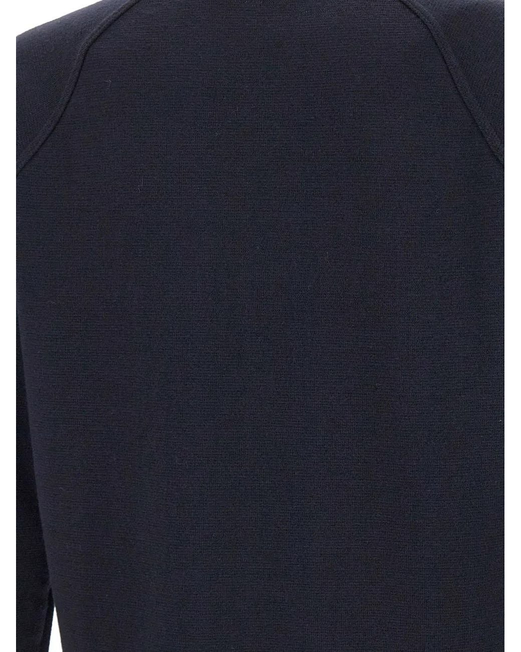 FILIPPO DE LAURENTIIS Blue Raglan-Sleeve Sweater for men