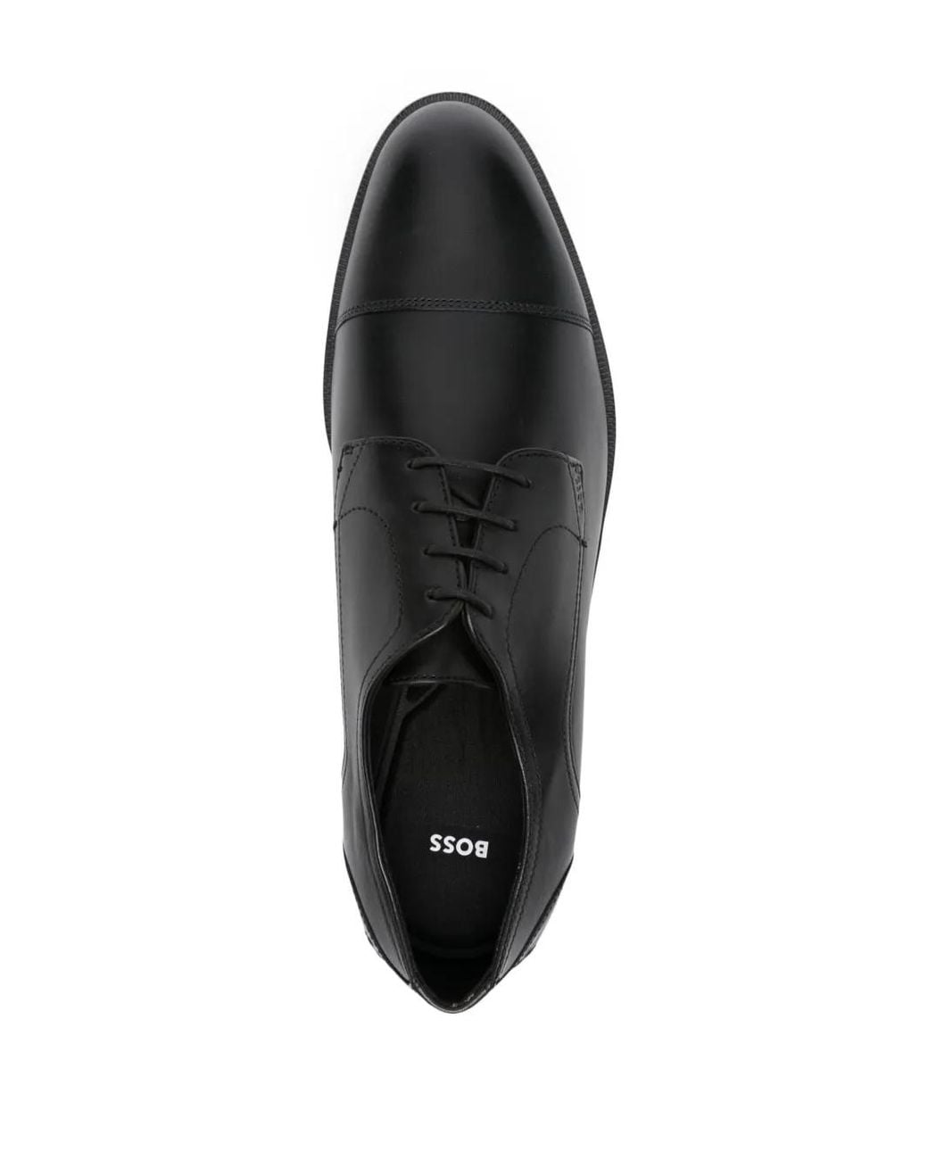 Boss Black Logo-Deed Derby Shoes for men