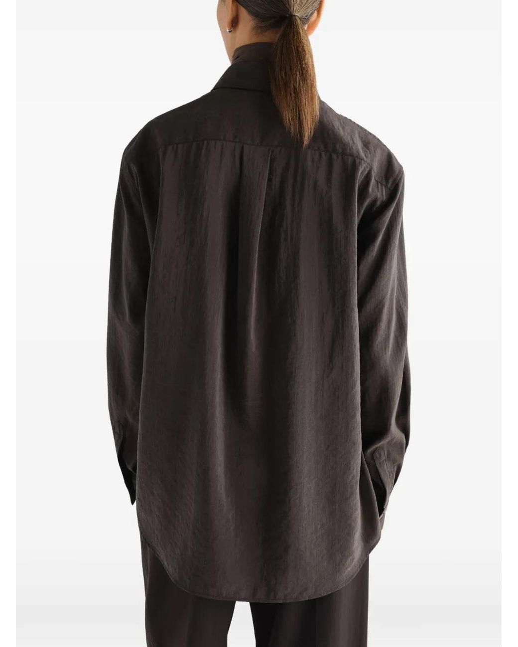 Lemaire Brown Straight Shirt