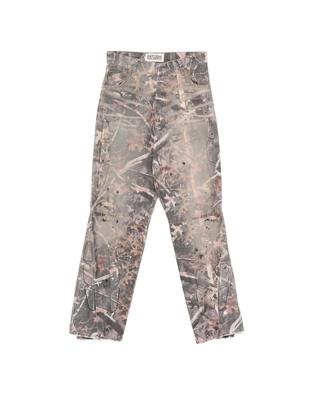 Satoshi Nakamoto White Enduro Jeans for men