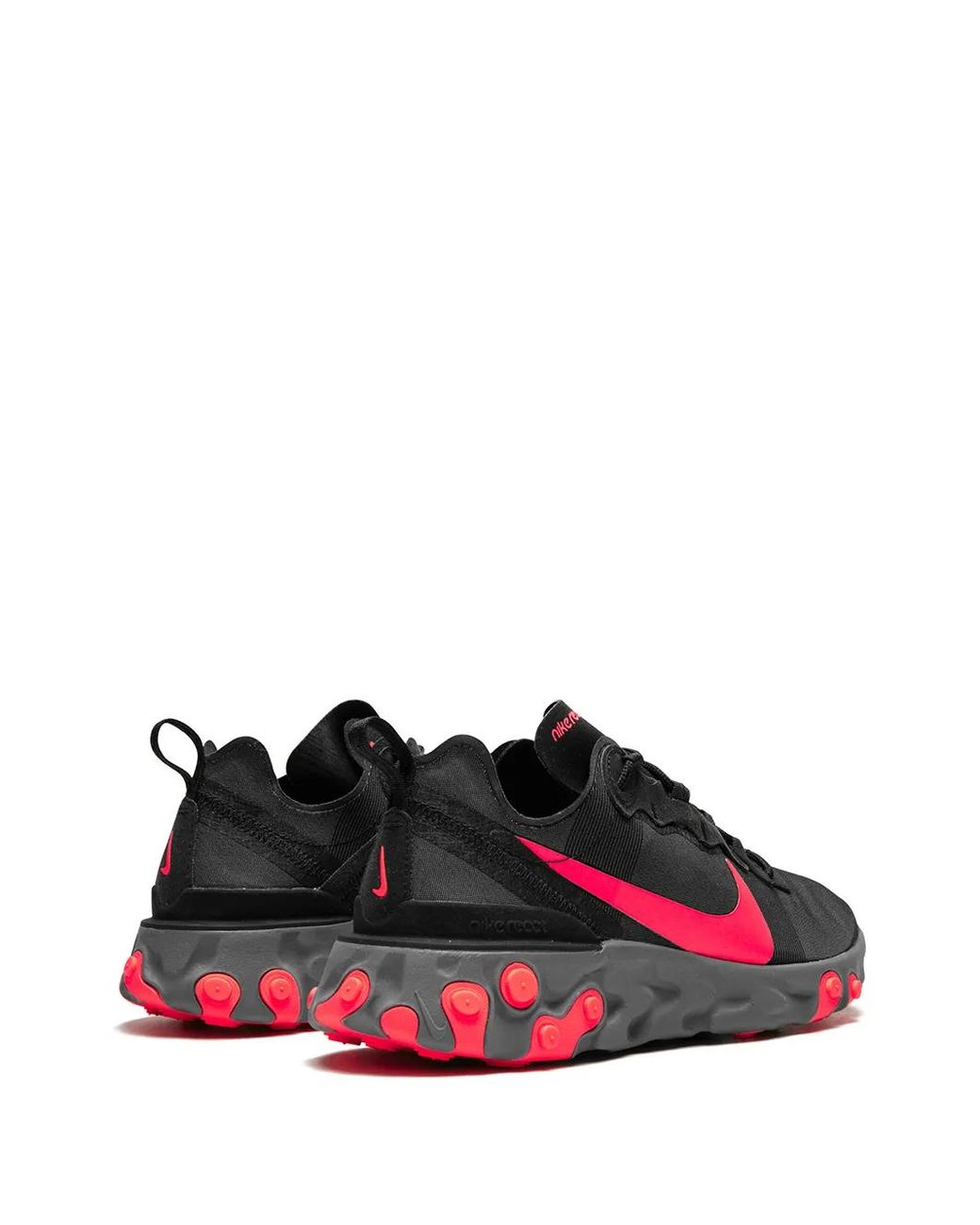 Nike Black React Element 55 "Solar" Sneakers