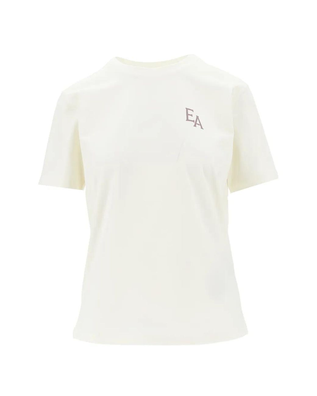 Emporio Armani White Logo-Detail T-Shirt