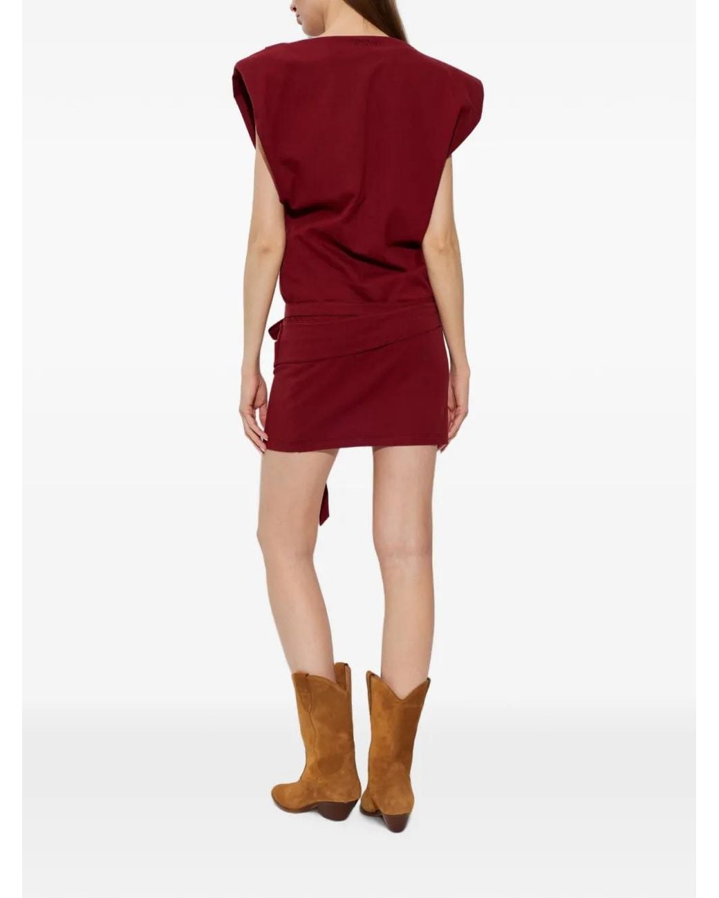 Isabel Marant Red Marielle Dress