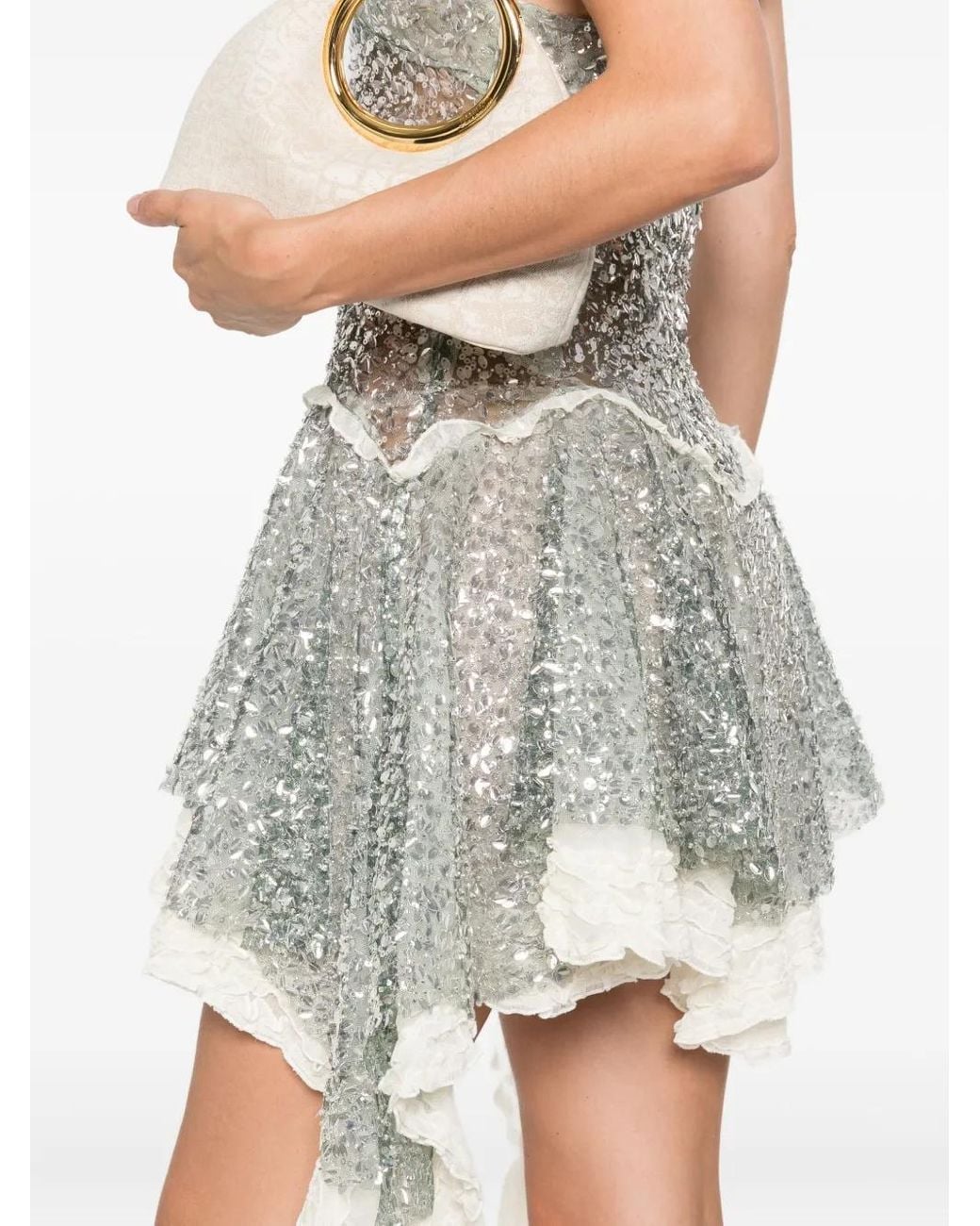 siedres sequin dress SIEDRS Kebi Lace- Purple Sequin Dress by SIEDRES